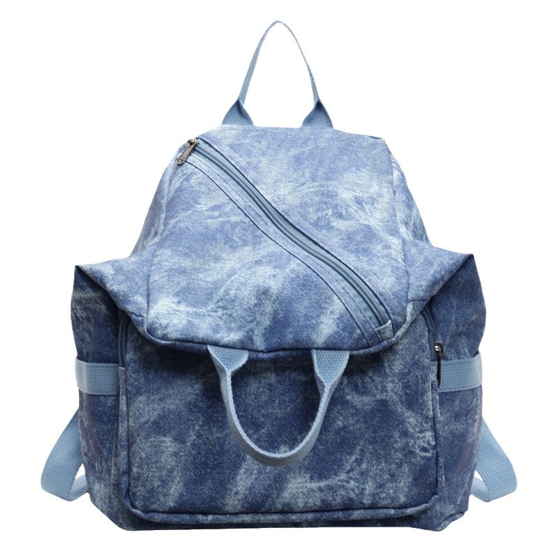 Retro backpack, Japanese-style printed girl's bag cover, casual portable single bag for college students, trendy multi-purpose bag for women Item Picture