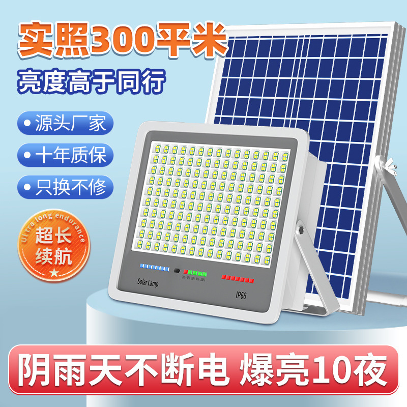 Cross-border solar outdoor garden lamps, household indoor and outdoor waterproof ultra-bright high-power induction LED lighting street lamps full figure
