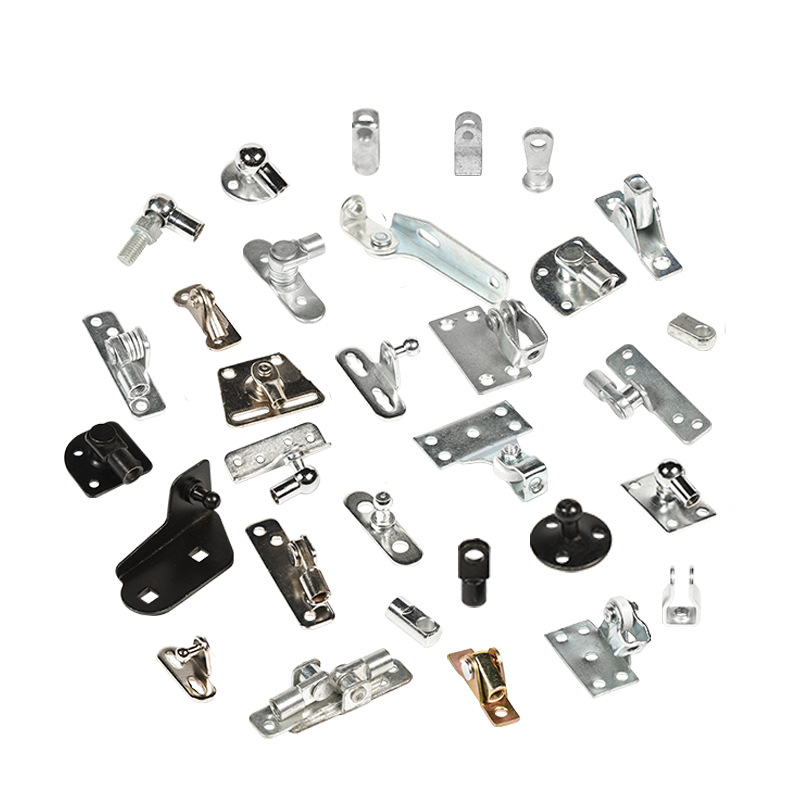 Gas spring joint, automotive hydraulic support rod connection plate, cabinet sunroof light box installation base support rod connection head Item Picture