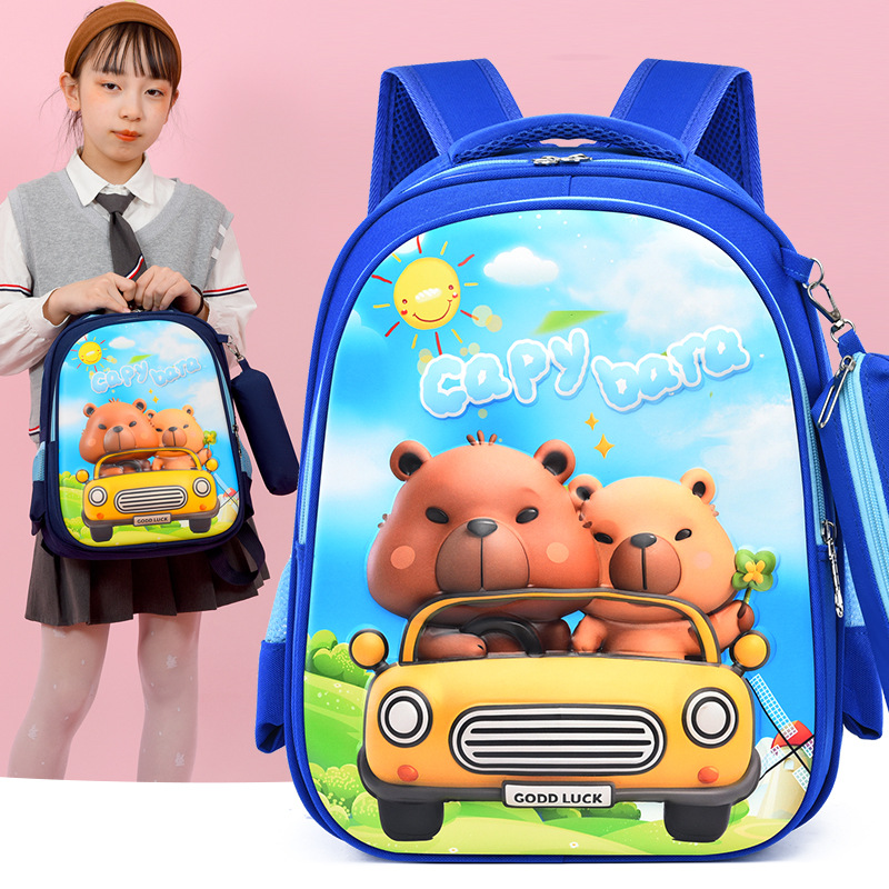 A lightweight and popular schoolbag for small class children, a cartoon and cute backpack for kindergartens, a new backpack with high appearance level and large capacity details Picture