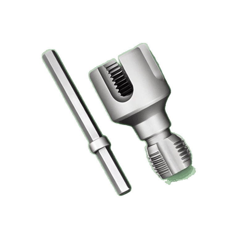 The new household water pipe internal and external thread opener with 46 points is a universal new type of electric drill tapping tool, suitable for PPRPEPVC Item Picture