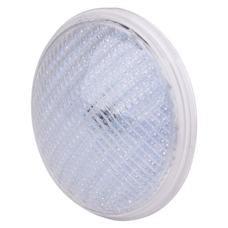 The PAR56-PC-24W-IP68 LED swimming pool light with glue filling is monochrome constant on /RGB remote control Item Picture