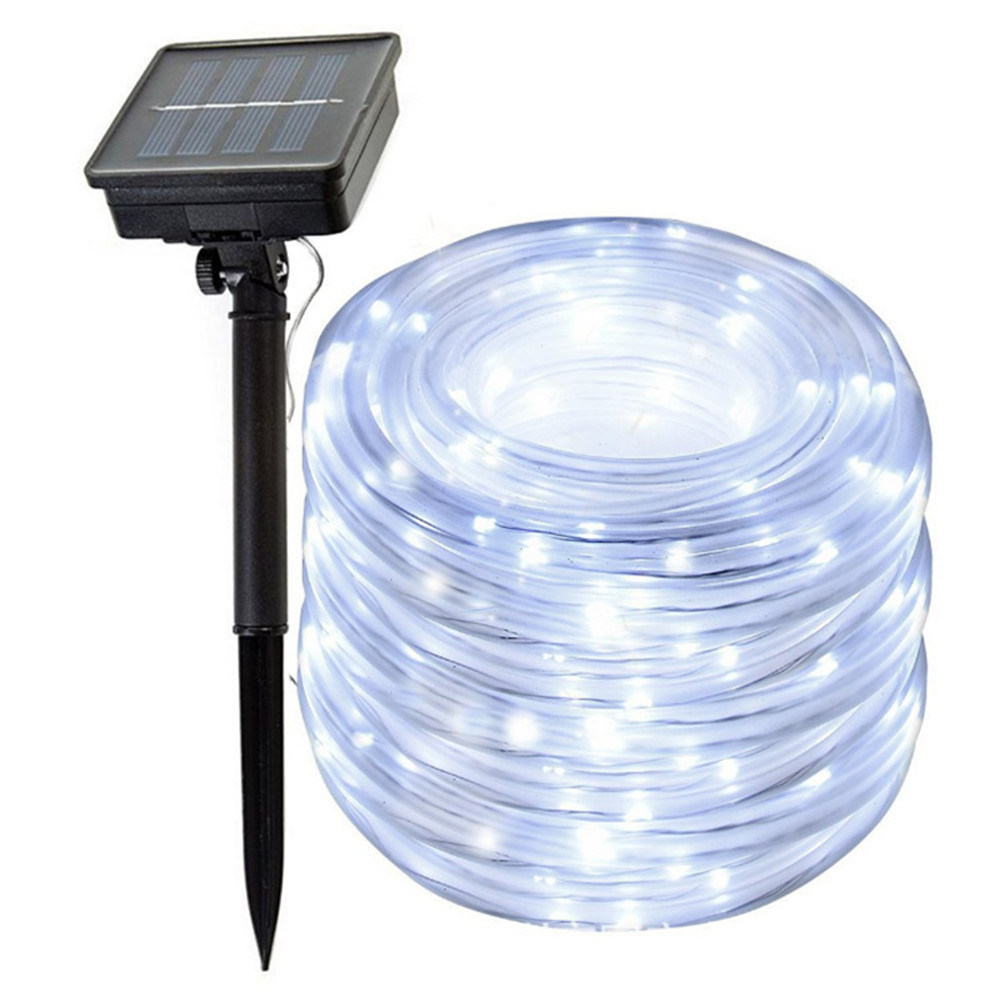 Solar LED tube strip lights, Spring Festival colored lights, outdoor courtyard landscape decoration, festival wedding night light strings Item Picture