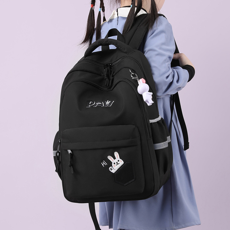 The new schoolbag for girls in grades one, two, three to six is super lightweight and suitable for children's backpacks details Picture