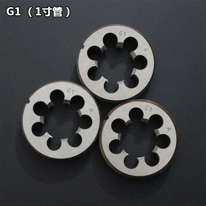 Pipe thread, round plate, G1/2, G1 inch, 1/4, 3/4 water pipe, round plate Specification drawing