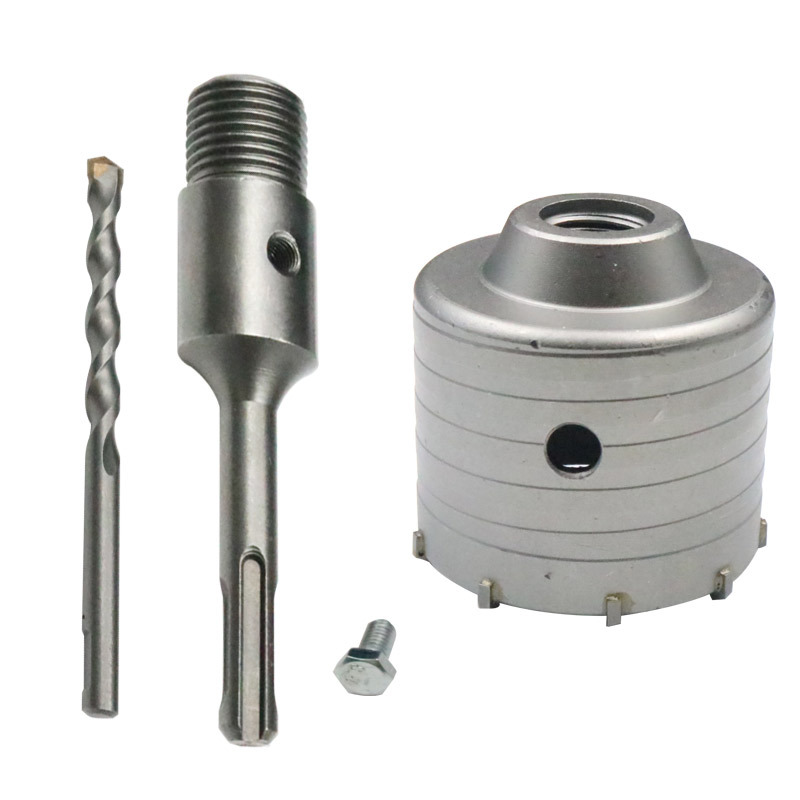 Wall hole opener drill bit, concrete cement air conditioning hole drilling and reaming device, connecting rod, impact electric hammer, wall-penetrating drill bit Item Picture