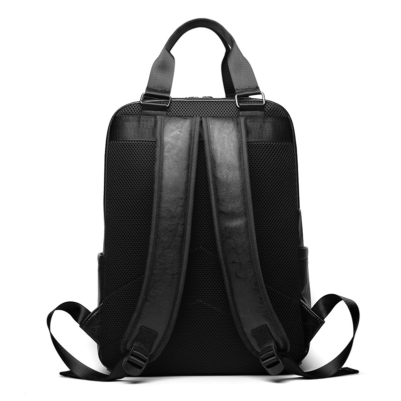 The new PU backpack is fashionable and versatile. It's a men's backpack for commuting and business, a large-capacity computer bag, and a cross-border backpack Specification drawing