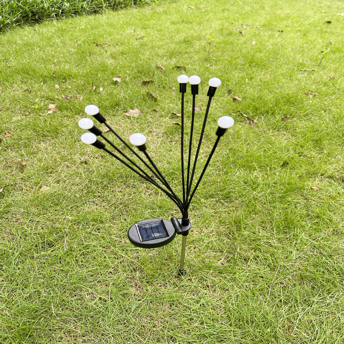 Outdoor atmosphere decoration, retro firefly community courtyard, solar reed lamp, landscape dandelion moon lamp Specification drawing