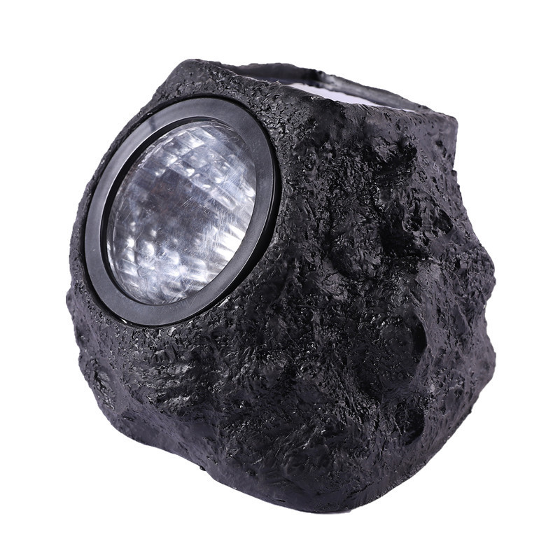 Cross-border solar stone lamps, outdoor lawn decorative lighting, courtyard spotlights, solar simulation stone lamps Item Picture