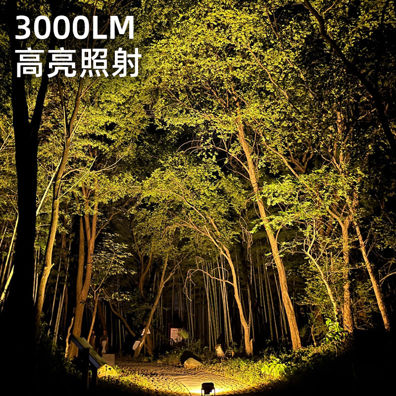 Pailide portable work light, outdoor camping adventure emergency lighting, ultra-bright strong light COB searchlight factory Specification drawing