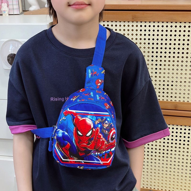 New children's bags for boys and girls, fashionable cartoon coin purses, crossbody bags, trendy outdoor casual small backpacks and chest bags Application Scenario