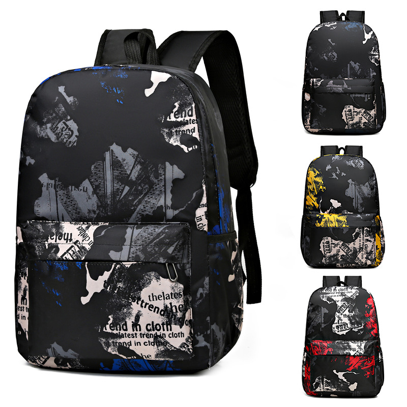 Wholesale new style backpacks, cool, lightweight and casual, for students in grades 1-6, large-capacity travel computer backpacks full figure