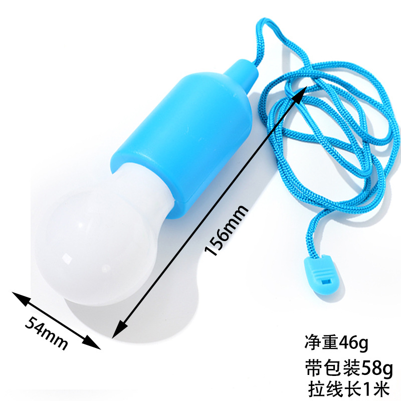 New LED multi-color pull cord light, creative decoration atmosphere, outdoor tent camping, camping pull cord, retro night light details Picture