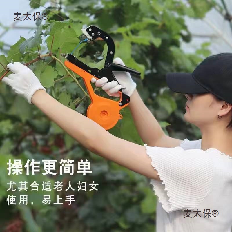 The new type of tomato branch binding machine, including the grape and tomato branch binding machine and the kiwi vine binding tape, automatically binds the wheat Taibao Specification drawing