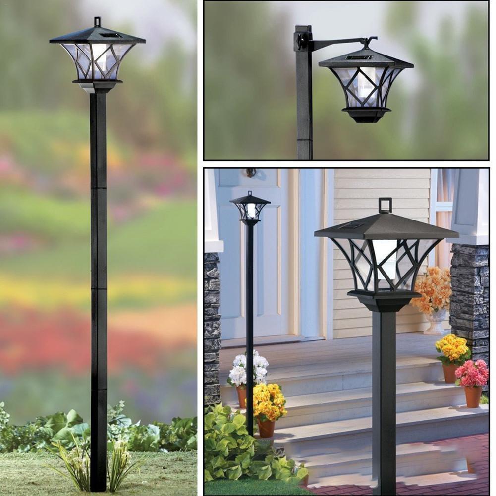 Cross-border solar landscape lights, outdoor and courtyard dual-purpose solar lawn lights, solar park and villa ground plug-in lights full figure