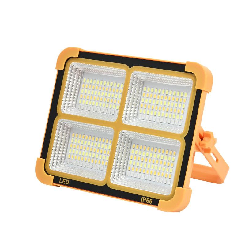 Solar-powered portable lamps, rechargeable floodlights, ultra-bright household night market street lamps, outdoor multi-functional camping emergency lights Item Picture