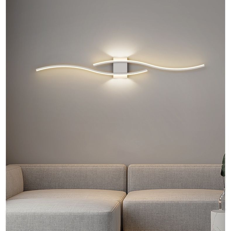 New bedside wall lamp, simple and modern living room background wall decoration lamp, long corridor wall lamp, Alec Specification drawing