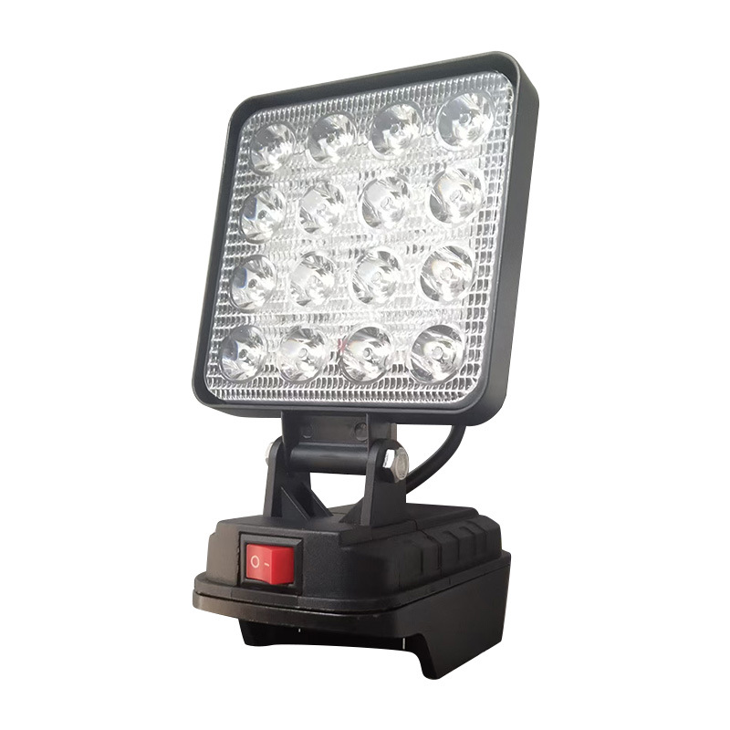 Special multi-functional rechargeable LED light, Makita lithium battery work light, emergency light, dual USB compatible with mobile phones Item Picture