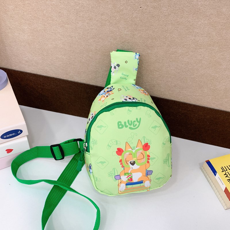 New children's bags, cartoon coin bags for boys and girls, outdoor trendy crossbody bags, and casual chest bags for kindergarten babies details Picture