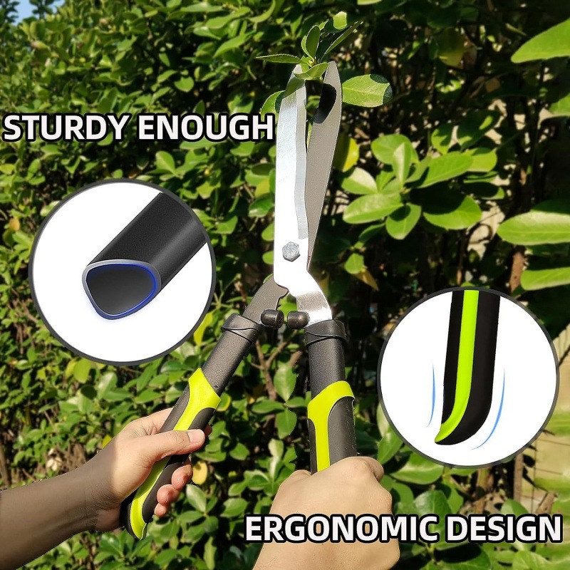 Cross-border fence pruning, thick branch pruning, trimming pruning, garden pruning, garden shaping pruning, curve pruning, garden tools full figure