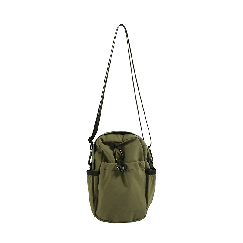 Single-shoulder fabric bag, small and lightweight mobile phone bag, 2025 new lightweight canvas sports crossbody bag, mini small bag Item Picture