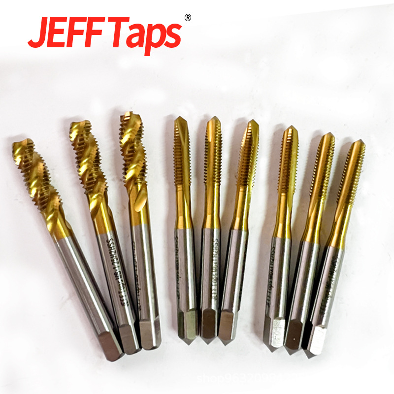 JEFFTaps straight groove tap titanium plating machine, stainless steel special high-speed wire tap cutting 6/8 Application Scenario