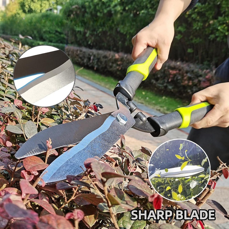 Cross-border fence pruning, thick branch pruning, trimming pruning, garden pruning, garden shaping pruning, curve pruning, garden tools details Picture