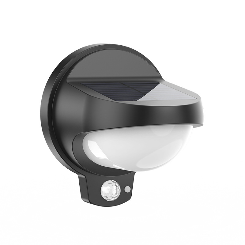 The 2025 new solar outdoor wall lamp with LED lighting for courtyards, gardens, streets and villas turns on automatically when it gets dark Item Picture