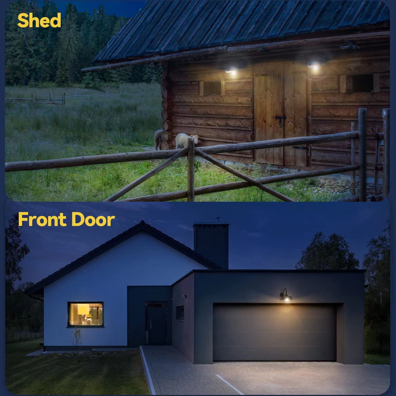 Cross-border solar wall lamps, outdoor waterproof led landscape villa decoration, home lighting, outdoor retro courtyard lamps Specification drawing