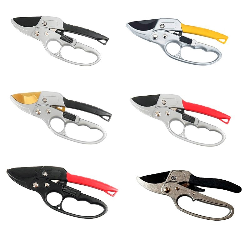 Cross-border multi-functional pruning shears, labor-saving shears, branch shears, convenient hand-protecting shears, garden tools, gardening tools full figure