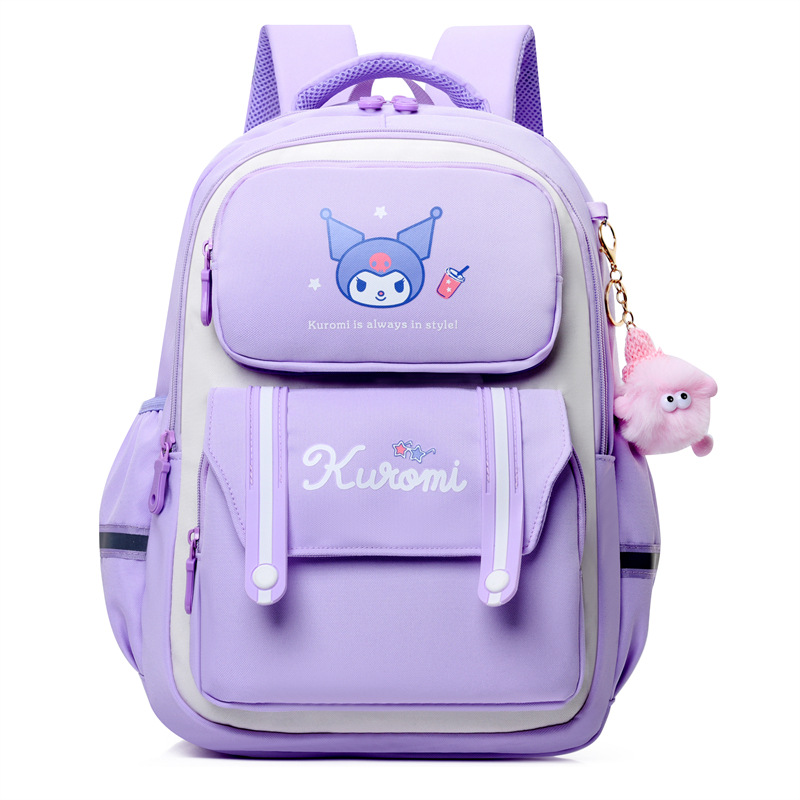 Cross-border Kulomi schoolbag for girls, new style for primary school students, grades 1 to 6, girls 2 and 3, lightweight children's backpack Item Picture