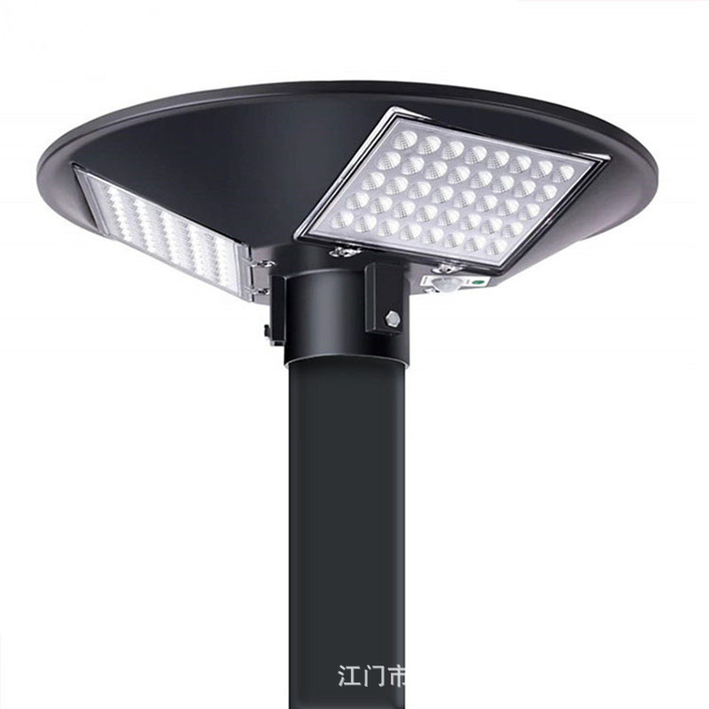 Integrated solar UFO garden lamp, 3-meter outdoor landscape street lamp for parks, circular UFO solar garden lamp details Picture
