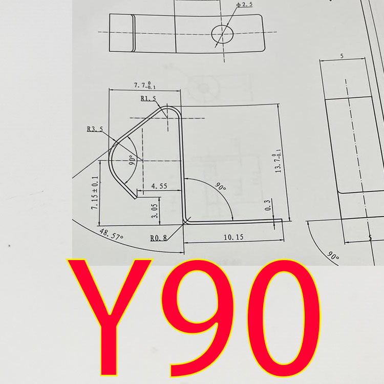 The wire pressing spring plate hole is fixed, the screw hole is fixed, the spring plate is elastic, the spring steel band is stainless steel spring plate undefined