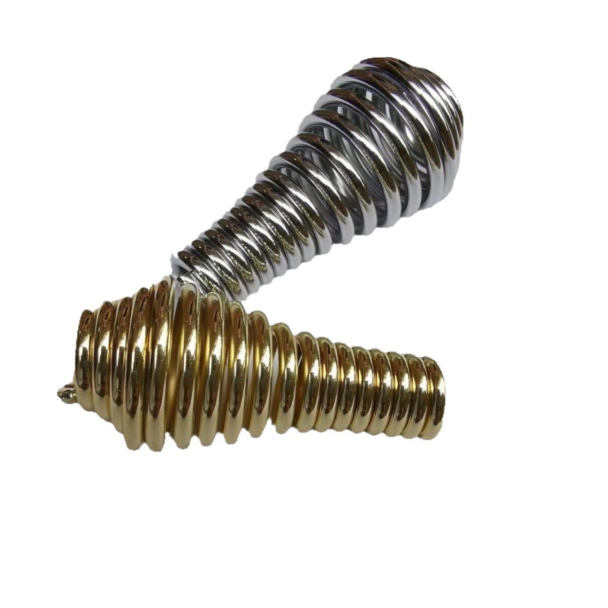Stainless steel chrome-plated imitation gold handles for heating stoves and fireplaces, waist drum and tower-shaped spring Buddha handles are available in stock Item Picture