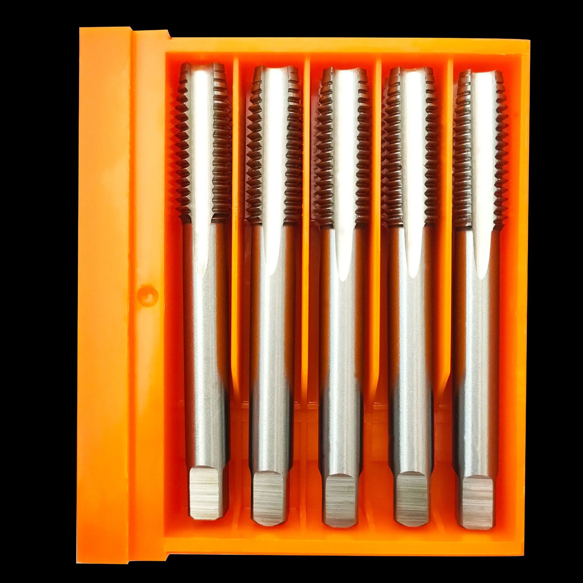 Qifeng straight groove taps 6542 high-speed steel machine taps, HSS taps, fully ground taps, taps wholesale M4, M5 Specification drawing