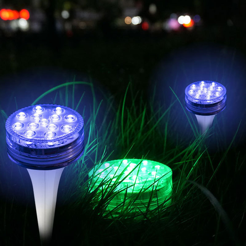 Swimming pool lights LED13 lights magnetic remote control diving lights fish tank lights fountain lights bathtub lights water smoke lights underwater lights Specification drawing