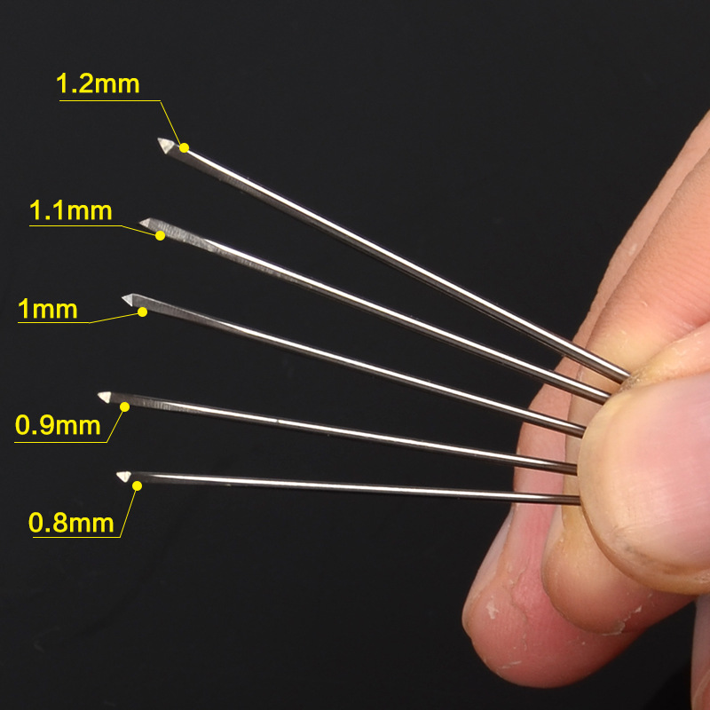 Pearl drill bit, double-head tungsten steel drill bit, pearl drilling machine drill bit, drilling needle, triangular tungsten steel needle Application Scenario