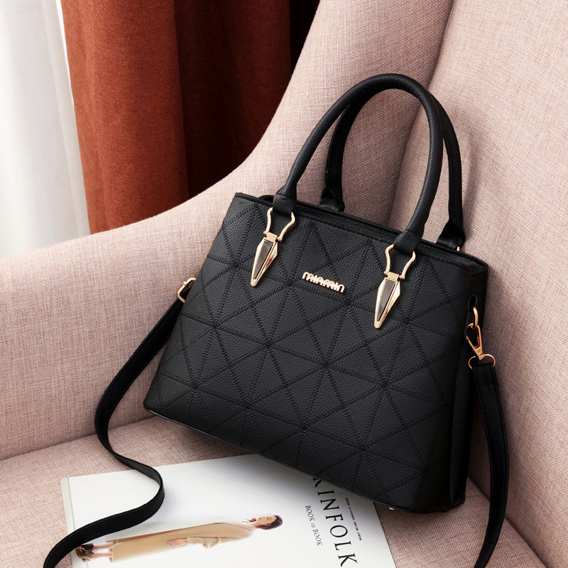 Large bag Women 2020 new style women's embroidered thread handbag, single-shoulder bag, export women's bags, cross-border wholesale and consignment Specification drawing