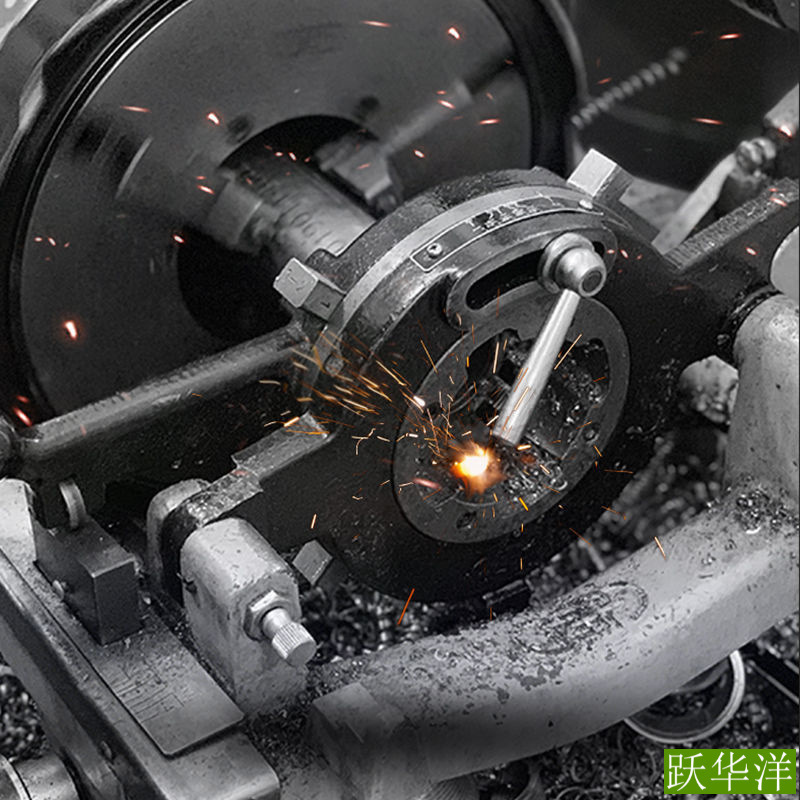 The electric threading machine uses 1-2 inch dry threading for 3-inch, 4-inch, 6-point high-hardness water pipe type universal matching from German Co., LTD details Picture