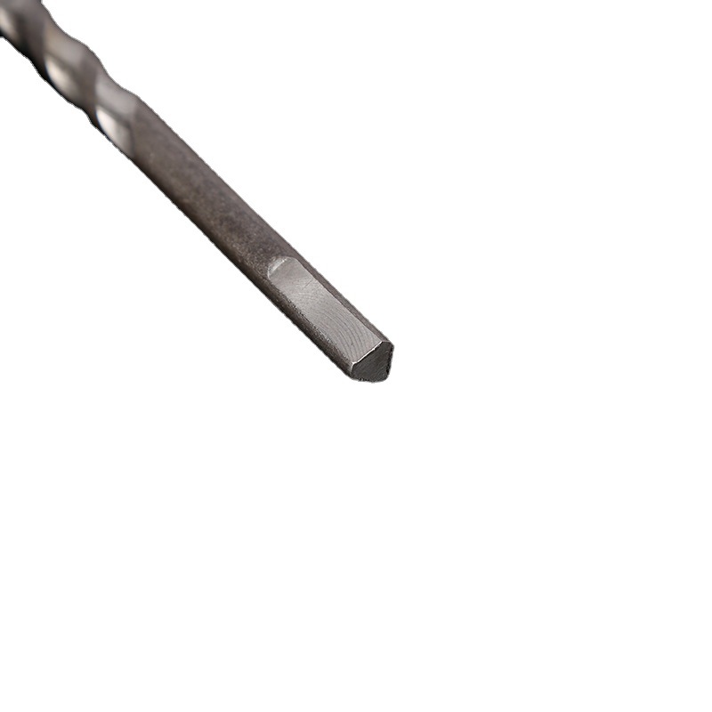 Hand-held electric drill with triangular handle, cement wall drill bit, hard alloy tungsten steel impact drill bit Application Scenario