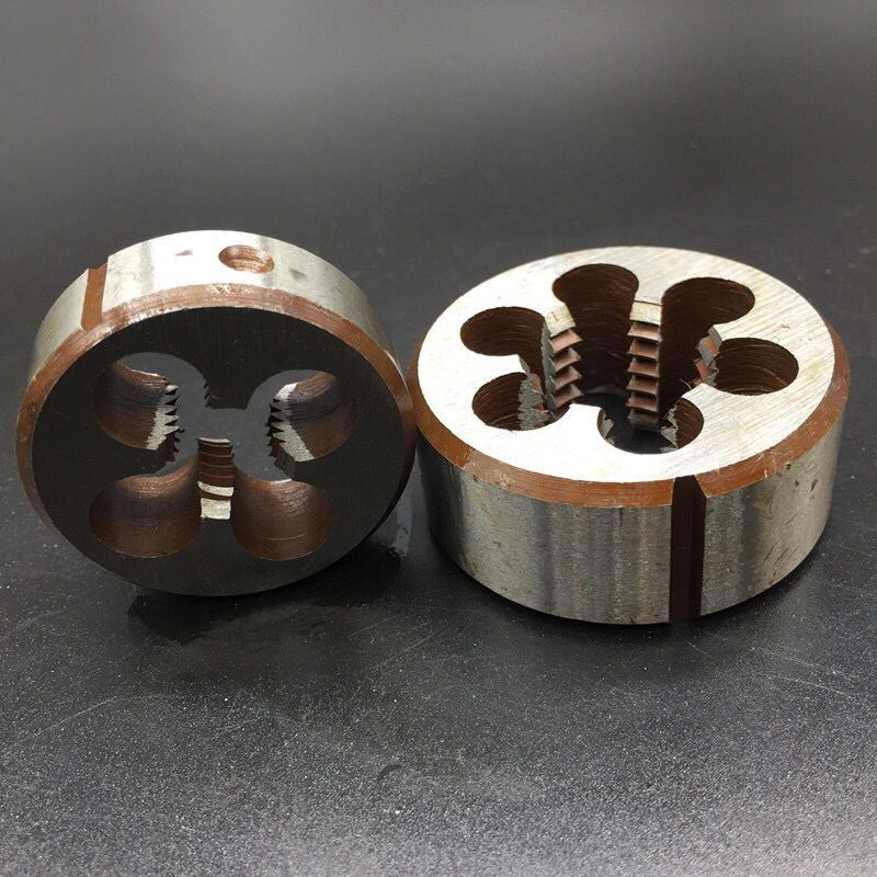 Processing of non-standard fine circular plate teeth on the left side of circular plate teeth and M2-M42 external threads full figure