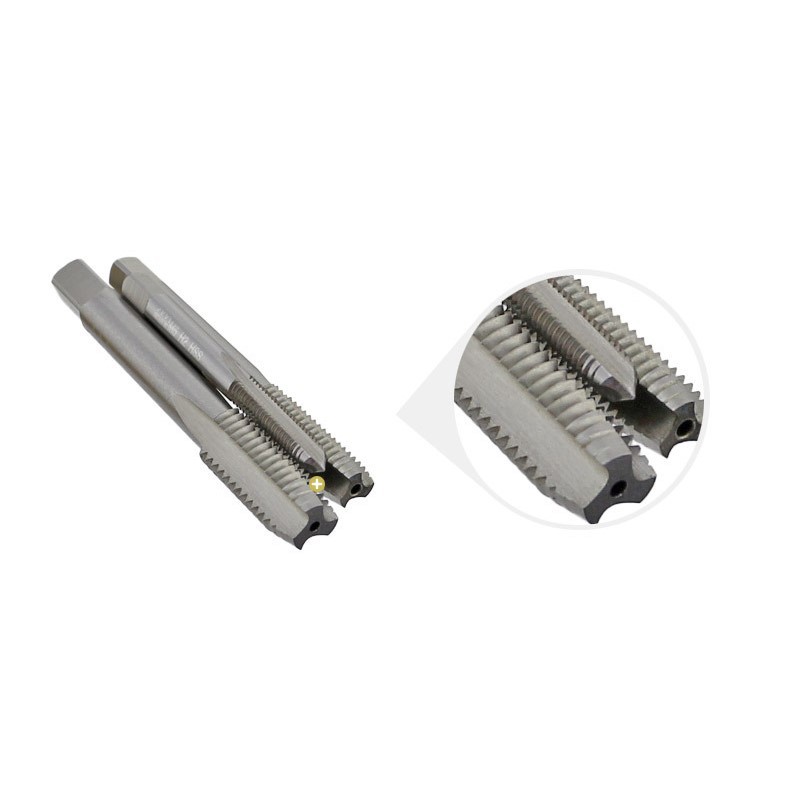 Tap machine, hand tap, straight groove tap, high-speed steel 6542 material, mini tap set, single piece Application Scenario