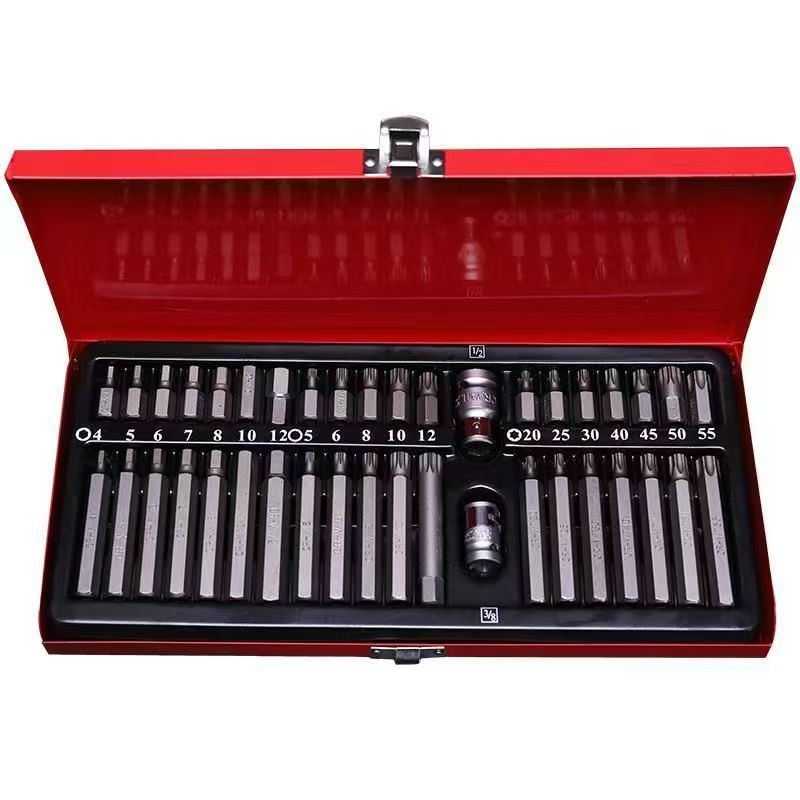 KT Star Screwdriver Set 40-piece set, Hexagon Socket screwdriver head auto repair tool, Star and Flower Screwdriver set 40 screwdriver heads undefined