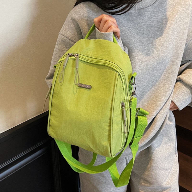 2025 New style women's fashion versatile commuting backpack, casual and simple travel single-shoulder bag, lightweight and large-capacity backpack full figure