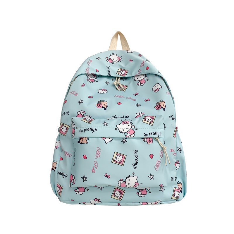 A cute and sweet Japanese-style Kulomi school backpack for junior high school students, a lightweight and lightweight backpack for primary school students Item Picture