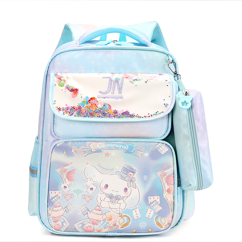 Cross-border 2024 New Kuromi Girls' primary School backpacks for grades 1 to 3, fashionable and trendy backpacks Item Picture