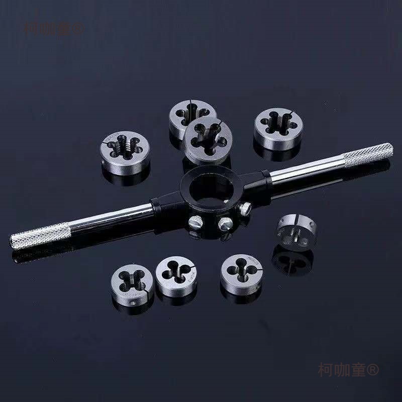 Metric and imperial taps, die sets, hand taps, wrenches, hand taps, tool combinations, alloy steel, McThamble details Picture