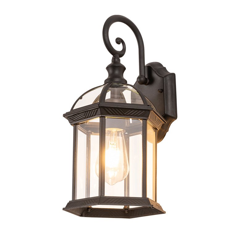 Outdoor waterproof wall lamps, outdoor European-style villa corridor courtyard lamps, exterior wall gardens, simple balconies, gates, terraces Item Picture
