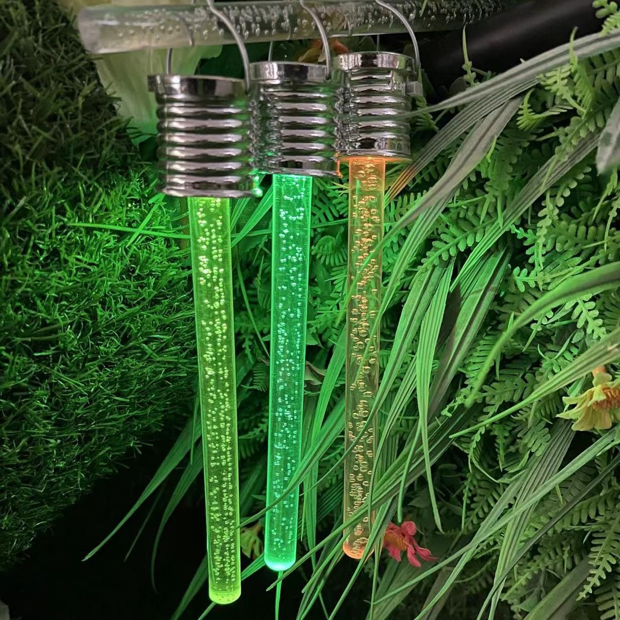 Wholesale of new LED solar Gree landscape lights for outdoor courtyard and garden decoration details Picture