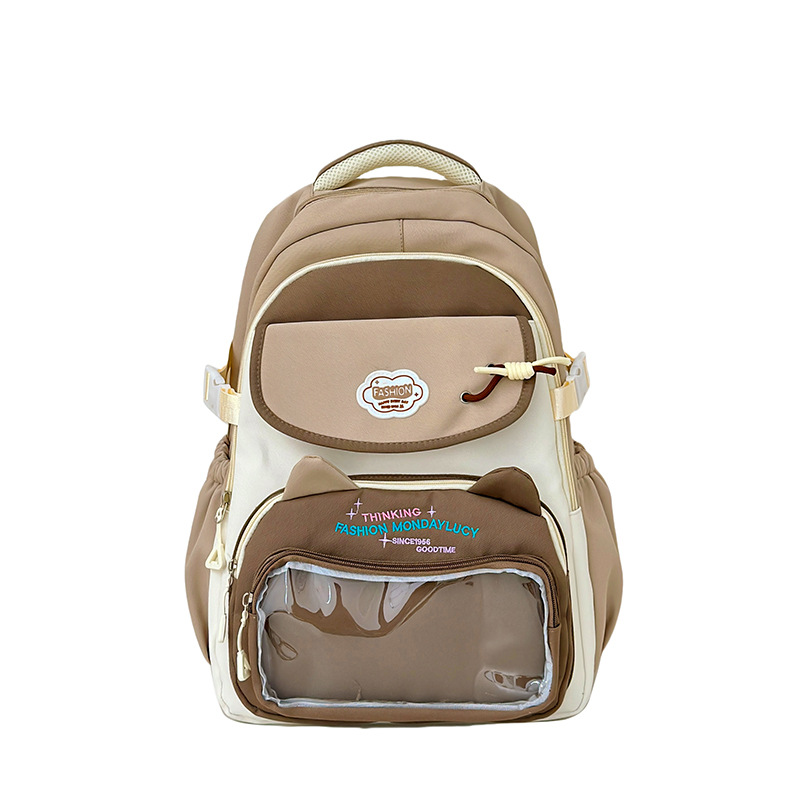 New middle school schoolbag for girls, cute and painful bag, junior high school birthday series, Korean version, large capacity backpack, high appearance level Item Picture